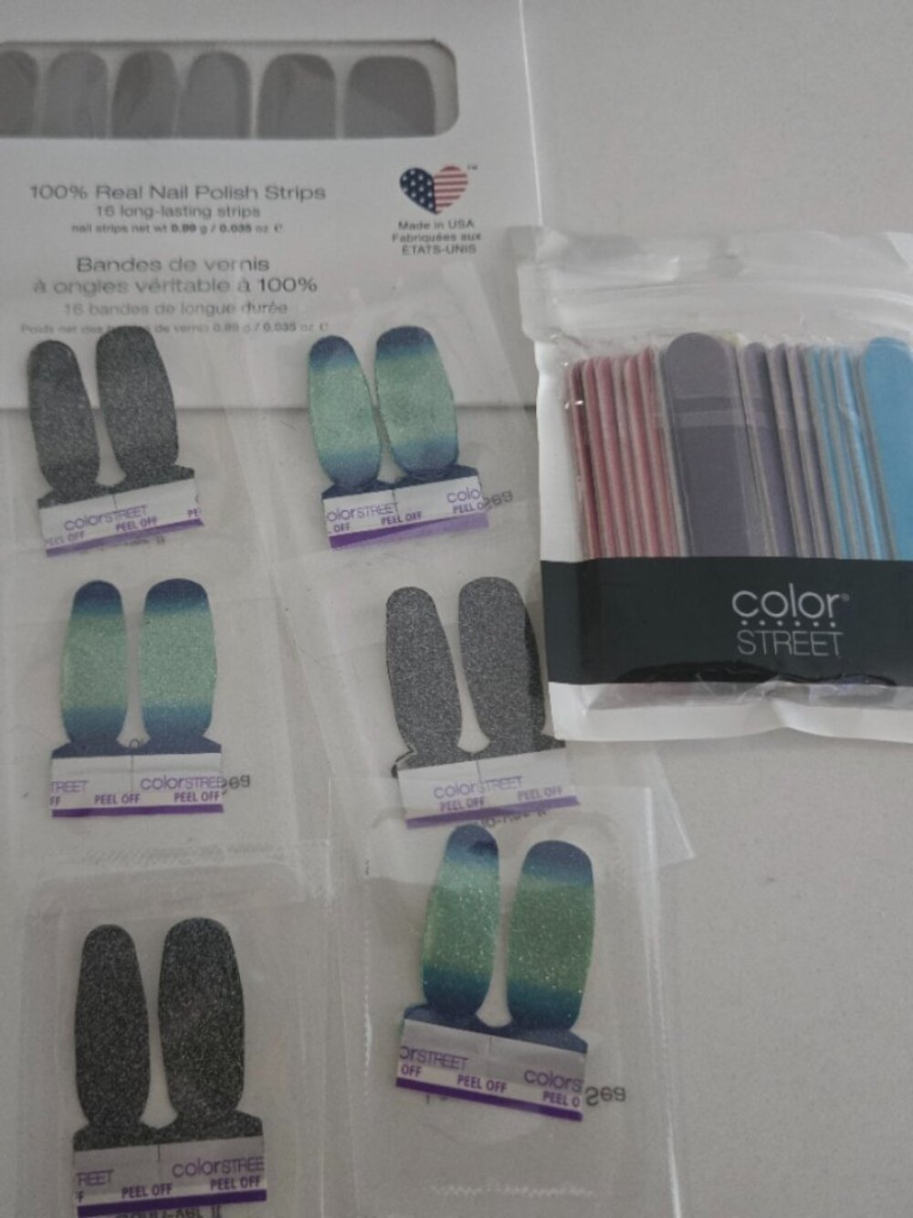 Color Street 100% Nail Polish Strips Bundle #3